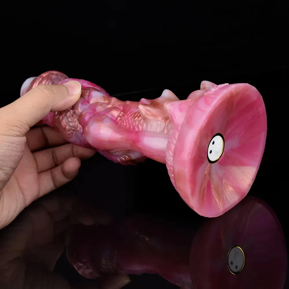 Fantasy Dragon Dildo Butt Plug - Remote Control Vibrating Monsterdildo Prostate Massager