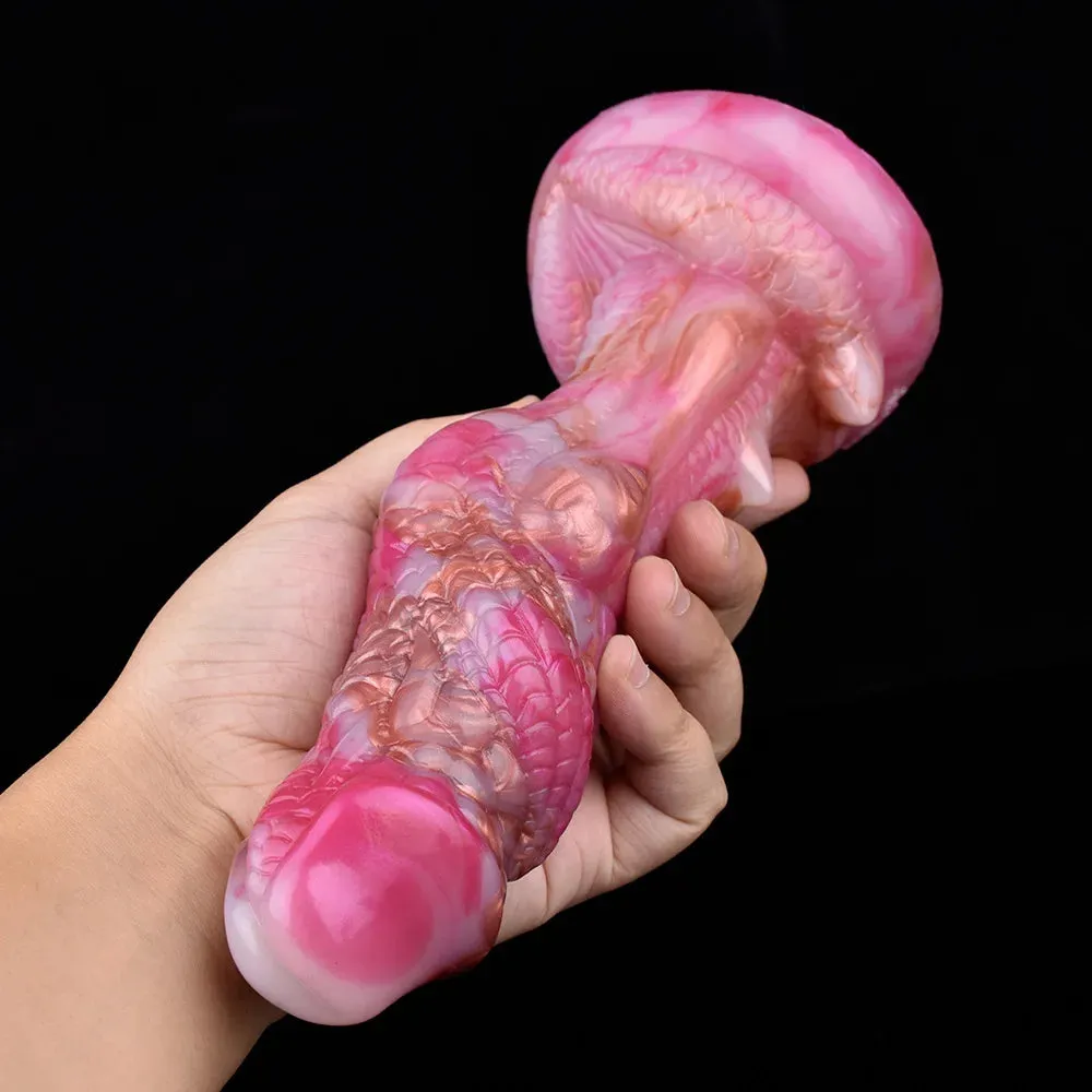 Fantasy Dragon Dildo Butt Plug - Remote Control Vibrating Monsterdildo Prostate Massager