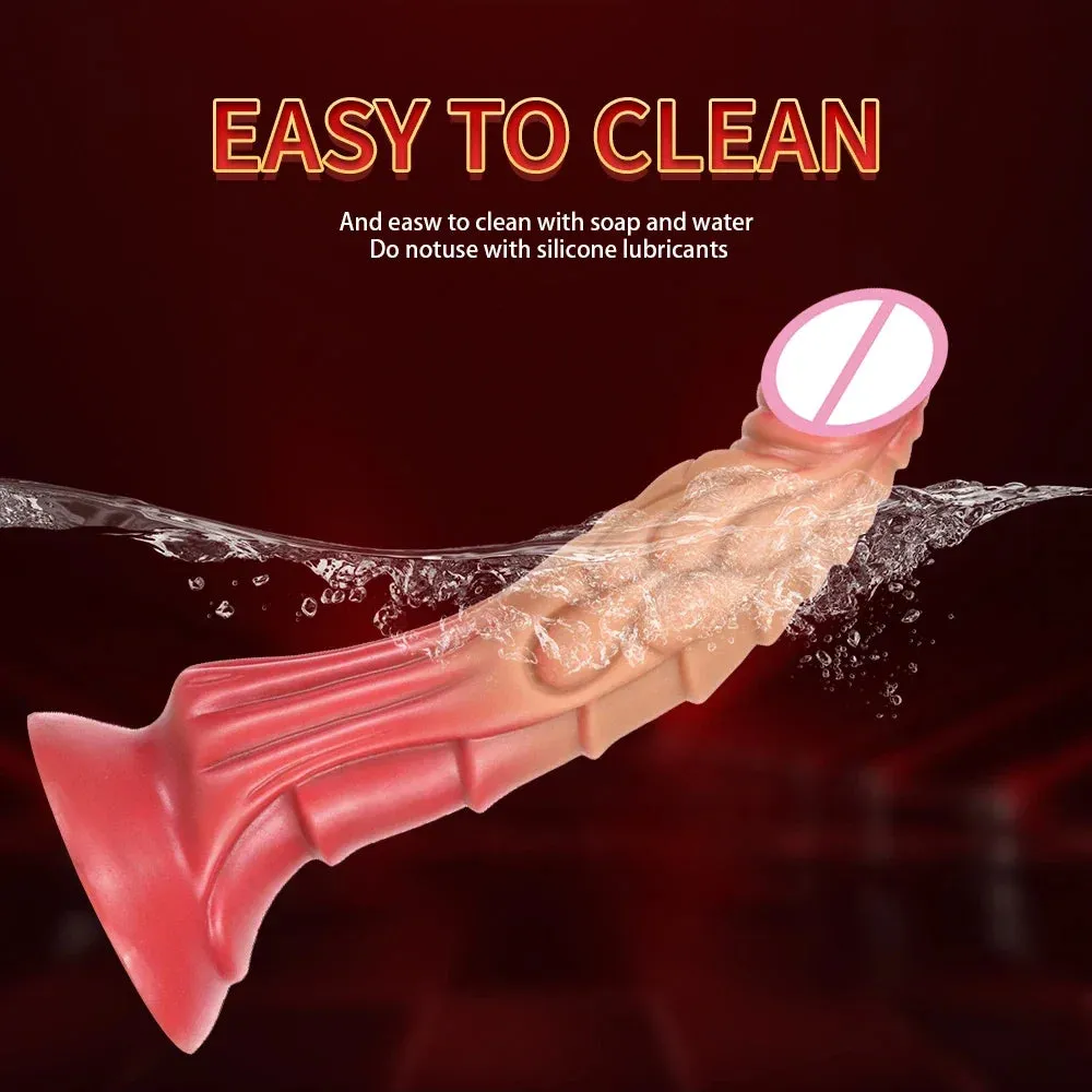 Fantasy Monster Dildo Butt Plug - Realistic Dragon Tentacle Dildos Anal Sex Toys