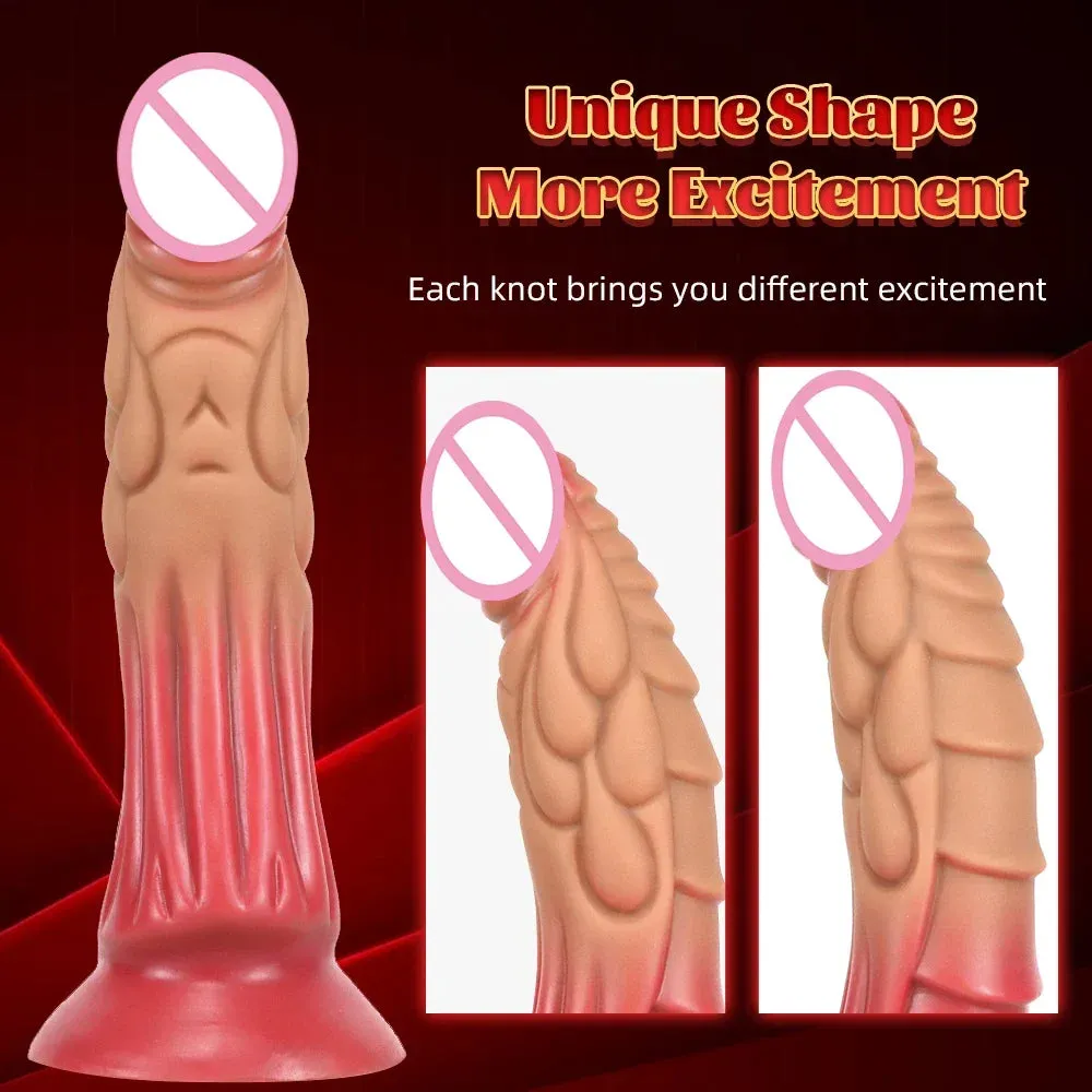 Fantasy Monster Dildo Butt Plug - Realistic Dragon Tentacle Dildos Anal Sex Toys