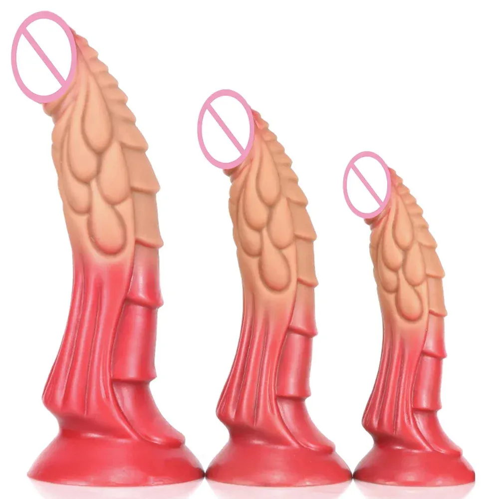Fantasy Monster Dildo Butt Plug - Realistic Dragon Tentacle Dildos Anal Sex Toys