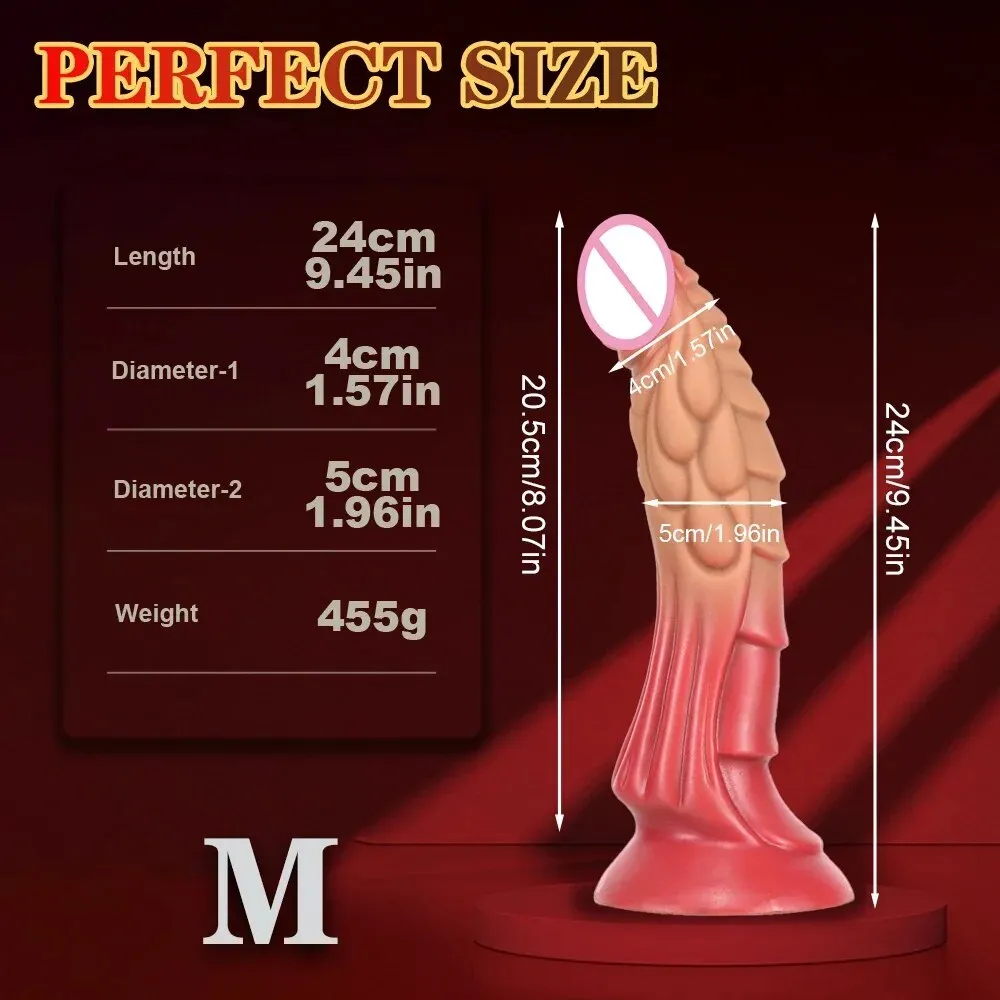 Fantasy Monster Dildo Butt Plug - Realistic Dragon Tentacle Dildos Anal Sex Toys