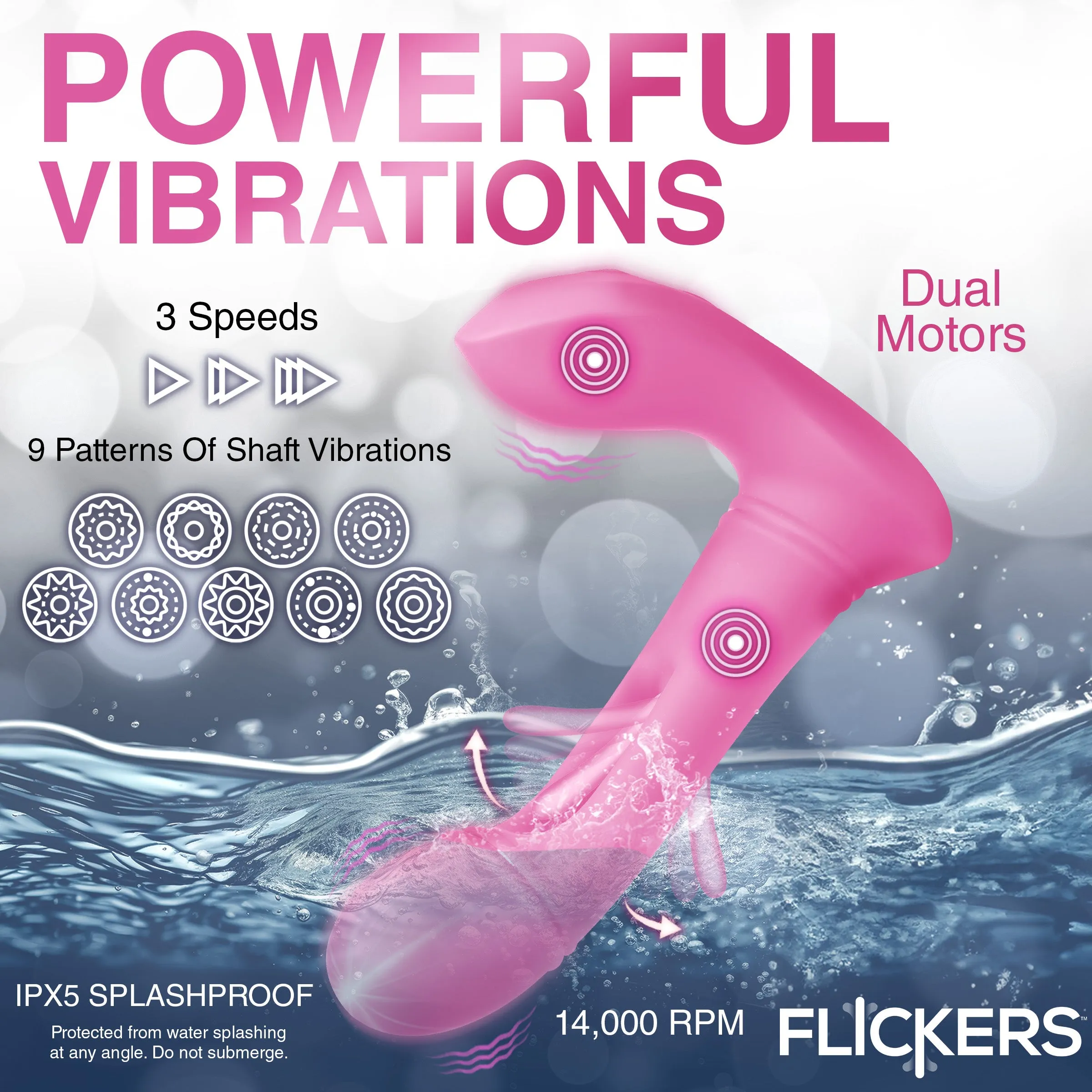 G-flick G-spot Flicking Vibrator w/ Remote