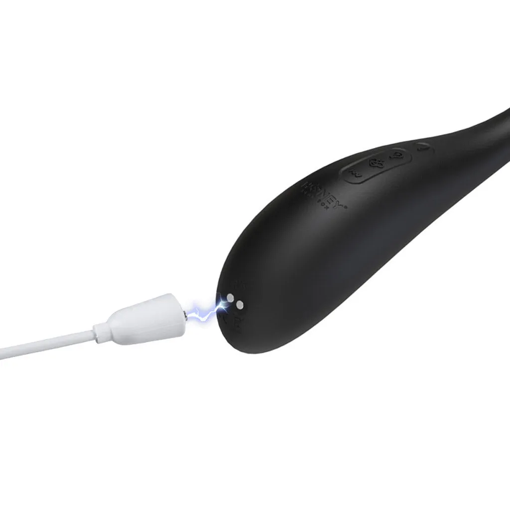 Honey Play Box Aira App-Controlled Inflatable Kegel Ball. Black