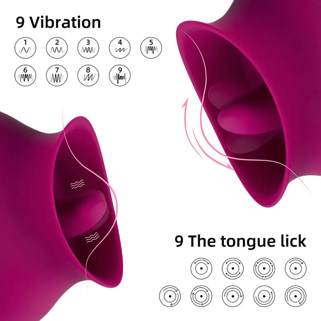 Honey Play Box Alvina Luxury Tongue Vibrator. Magenta