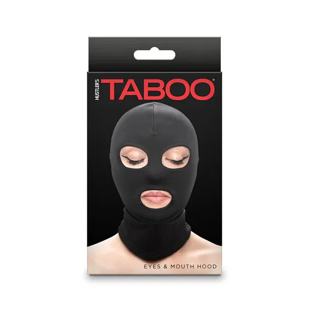 Hustler Taboo Eyes & Mouth Hood by Ns Novelties