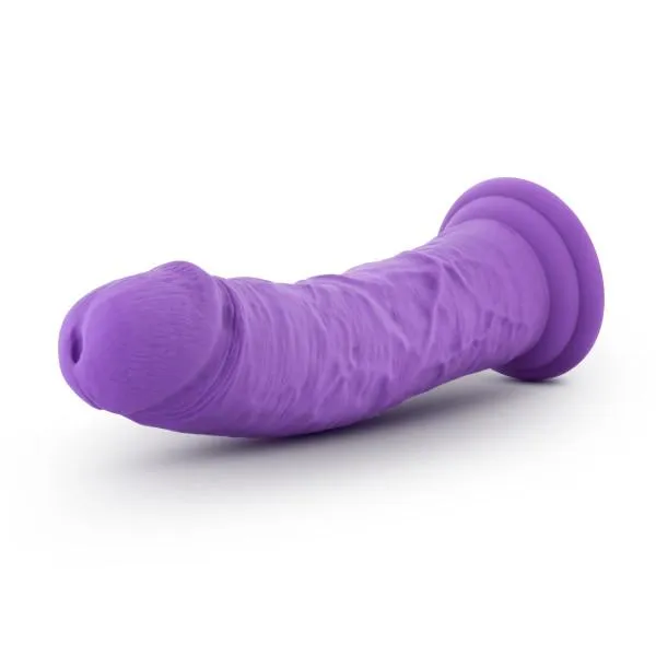 Jammy Thick 8 Inch Purple Silicone Dildo