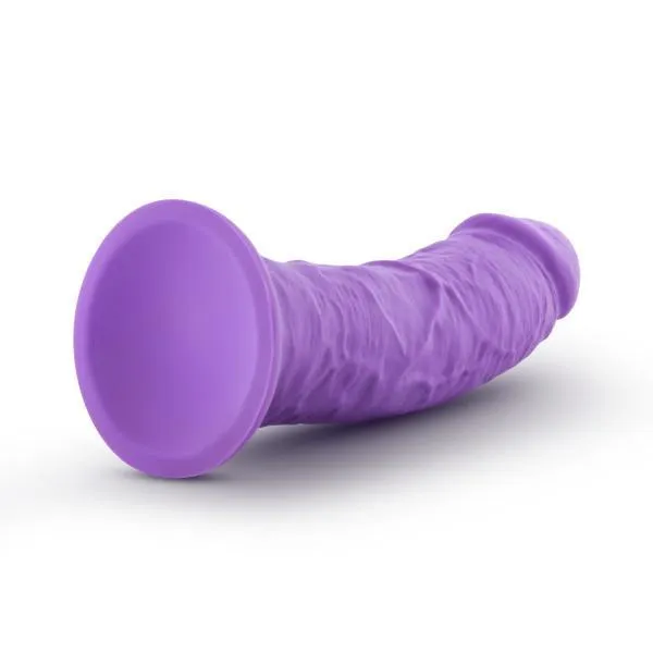 Jammy Thick 8 Inch Purple Silicone Dildo