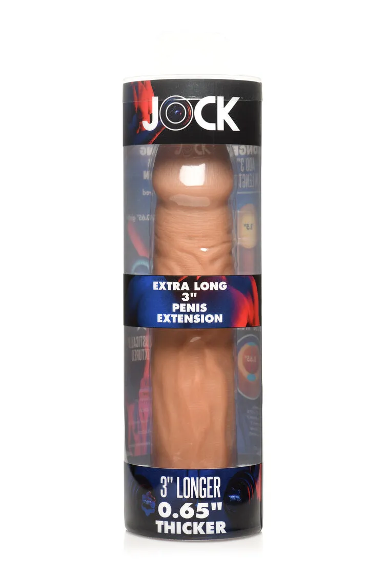 Jock Extra Long 3 Penis Extension Sleeve - Medium