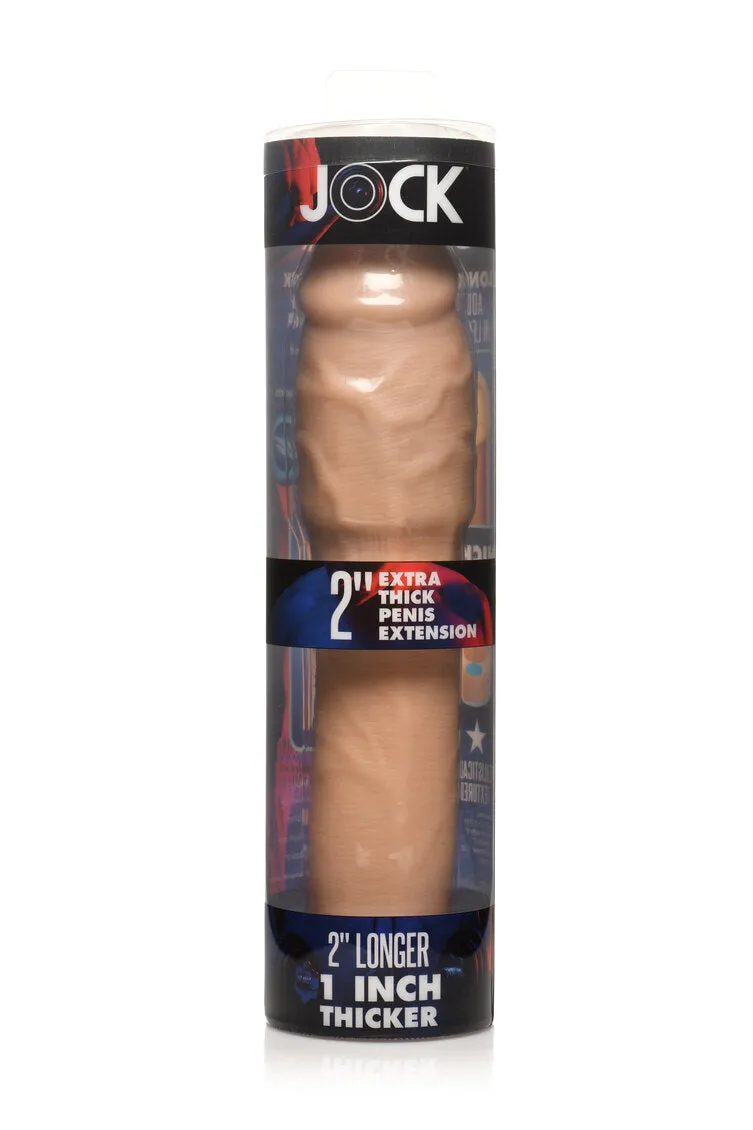 Jock Extra Thick 2 Penis Extension Sleeve - Light
