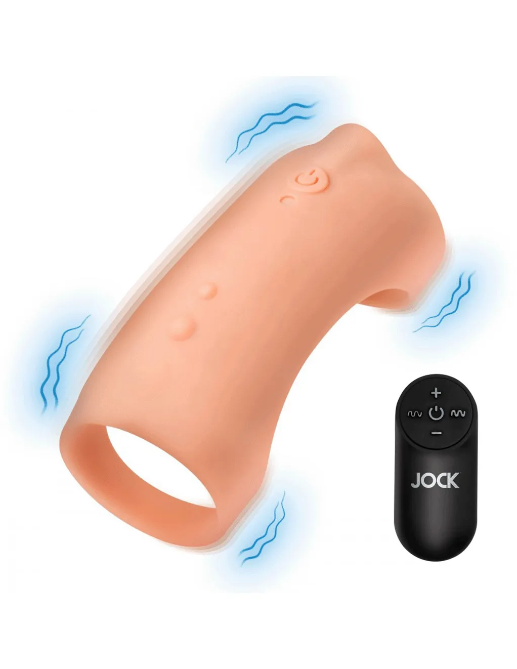 Jock Remote Control Vibrating Penis Sleeve