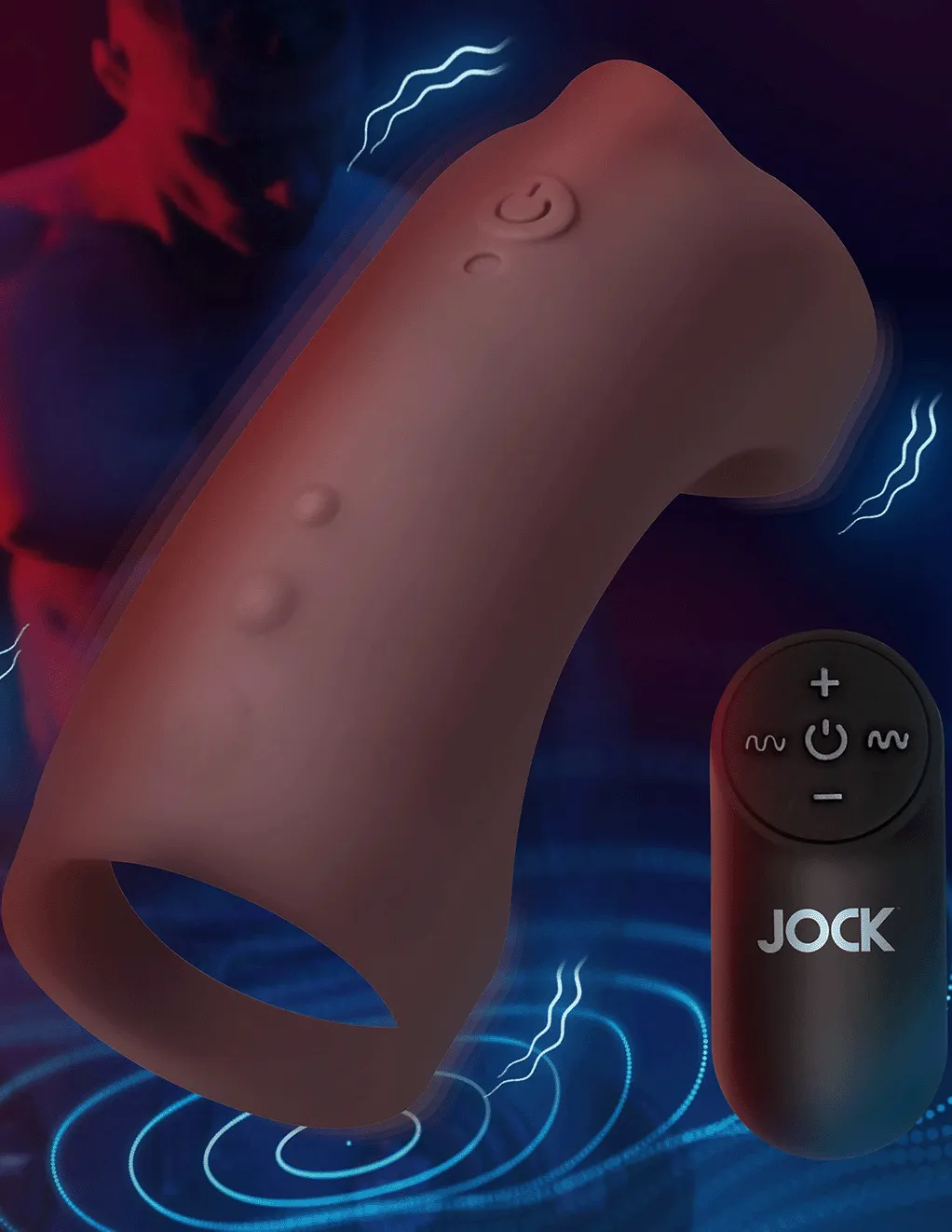 Jock Remote Control Vibrating Penis Sleeve
