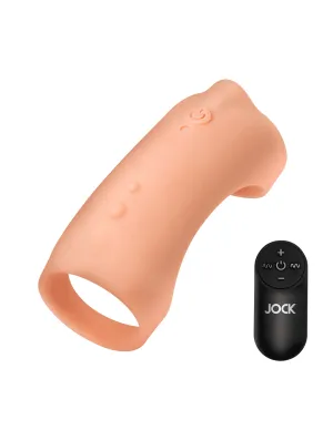Jock Remote Control Vibrating Penis Sleeve