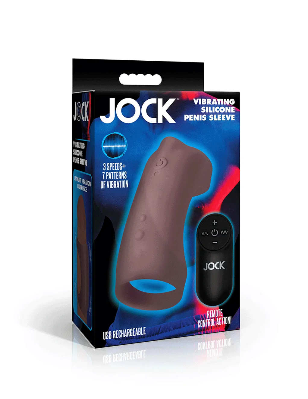 Jock Remote Control Vibrating Penis Sleeve