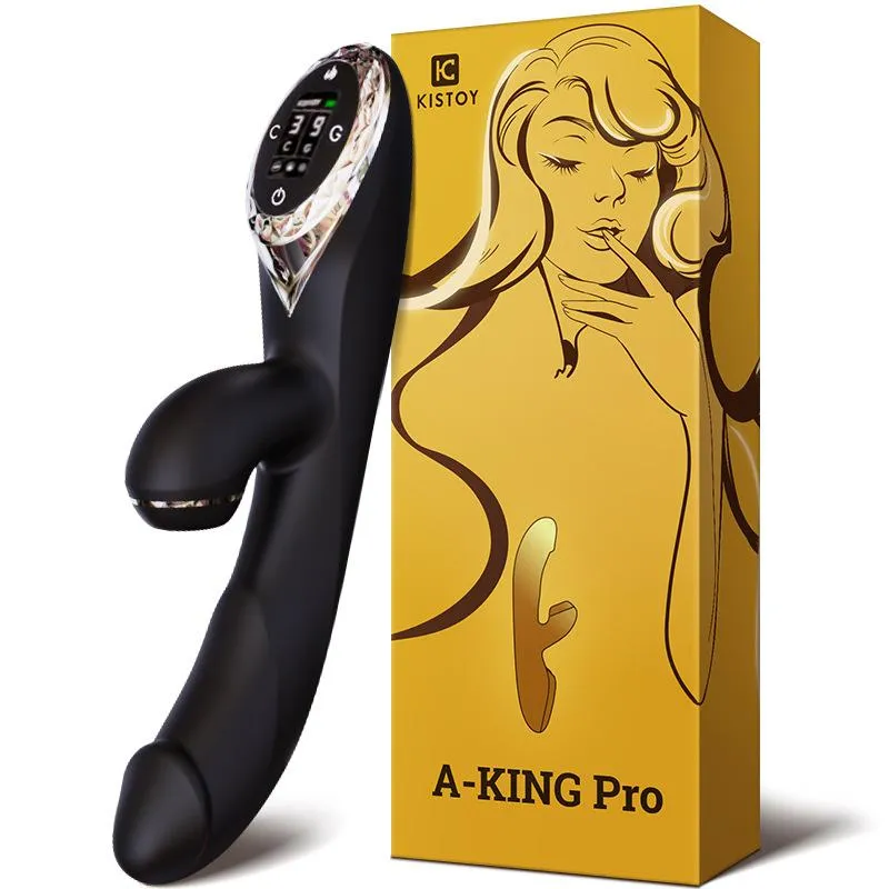 KISSTOY A-KING PRO Inflation Vibrator With LED Screen