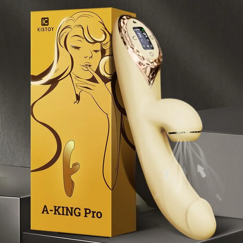 KISSTOY A-KING PRO Inflation Vibrator With LED Screen