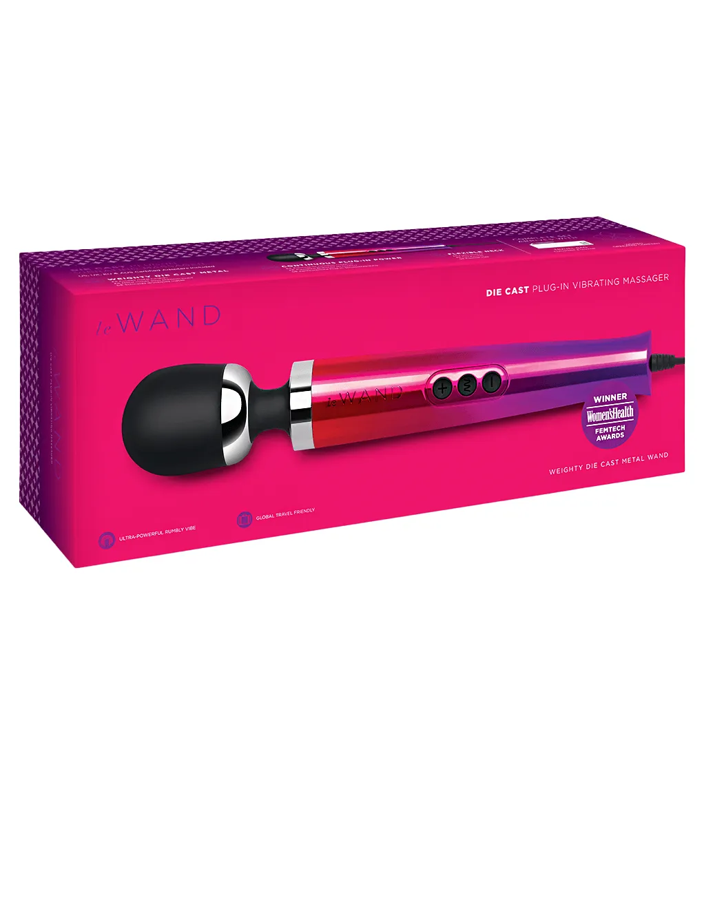Le Wand Diecast Plug-In Vibrating Wand