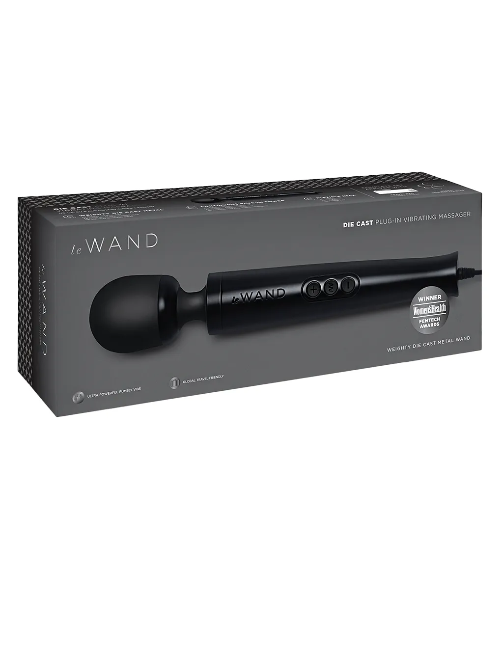 Le Wand Diecast Plug-In Vibrating Wand