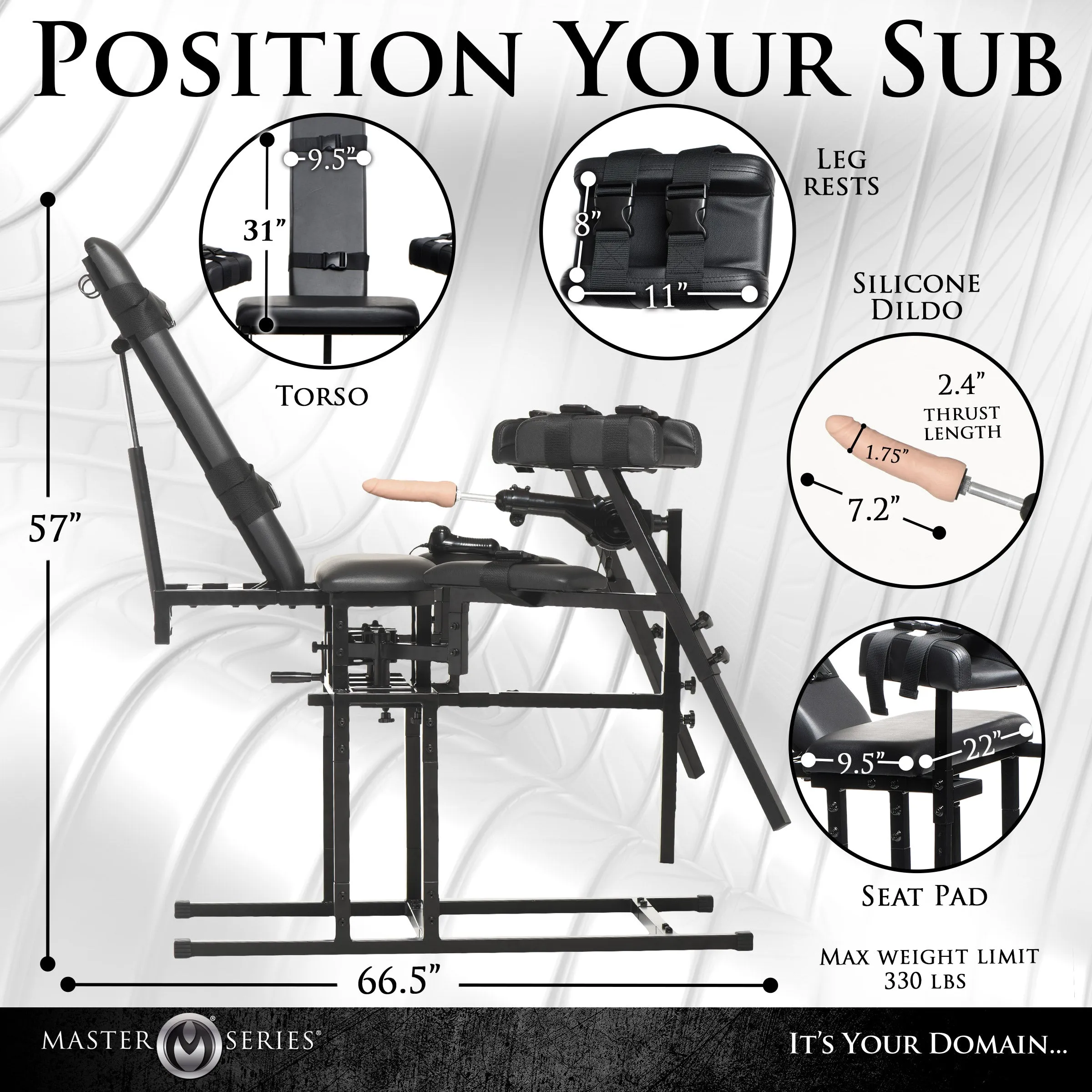 Leg Spreader Obedience Chair