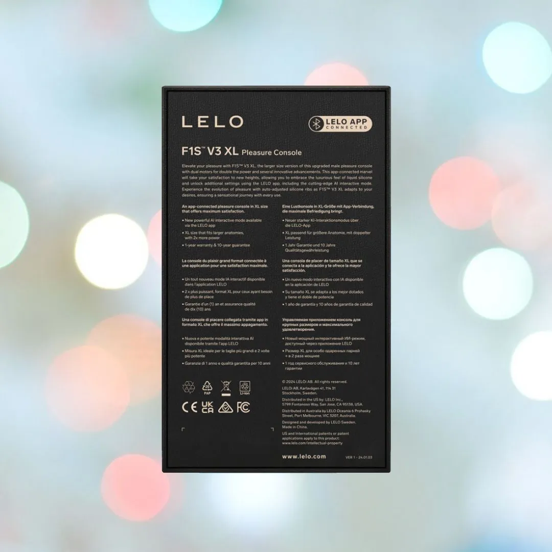 LELO F1S V3 XL Male Masturbator - Red