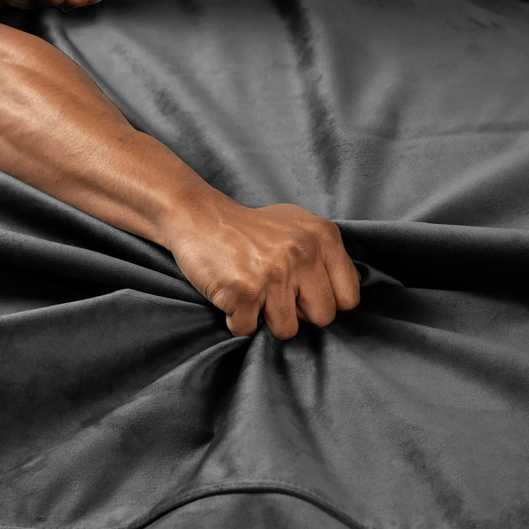 Liberator Fascinator Throw Velvety Waterproof Sex Blanket - Black