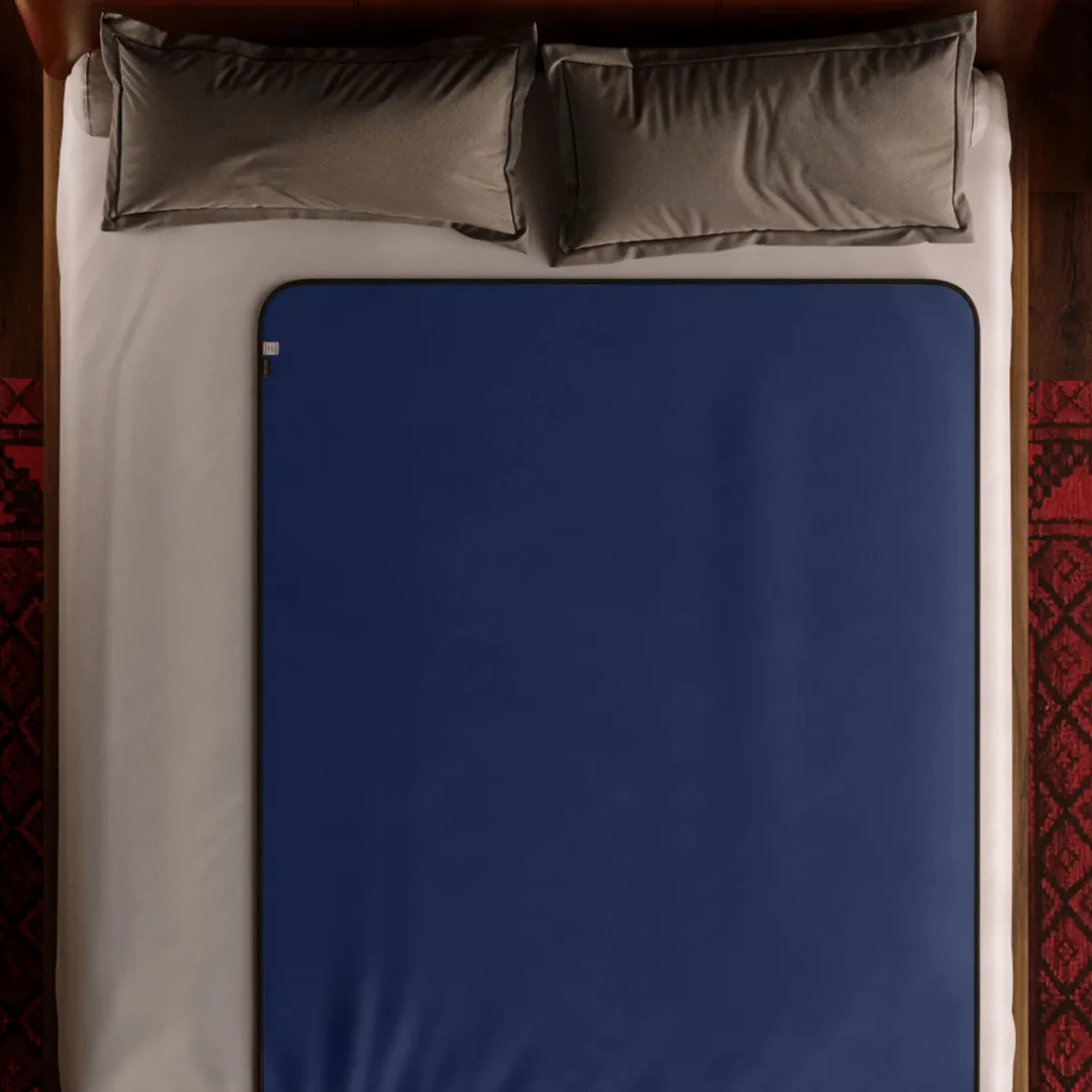 Liberator Fascinator Throw Velvety Waterproof Sex Blanket - Blue