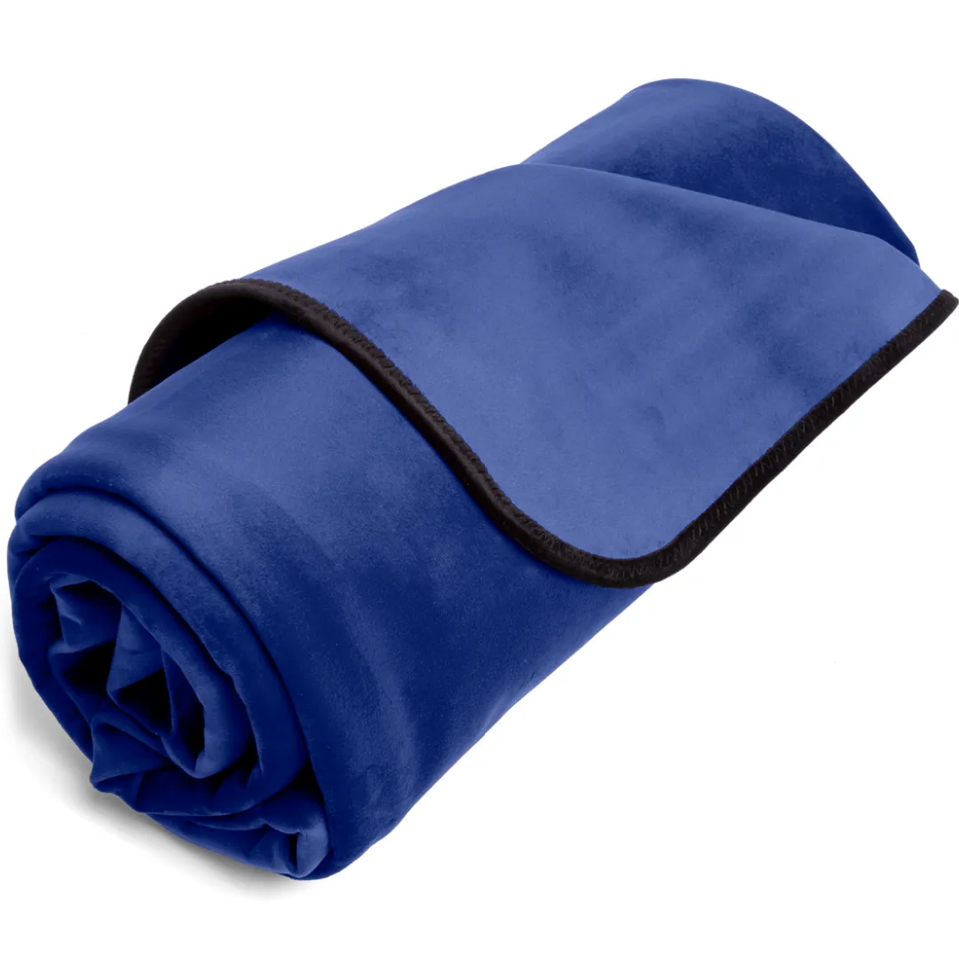 Liberator Fascinator Throw Velvety Waterproof Sex Blanket - Blue