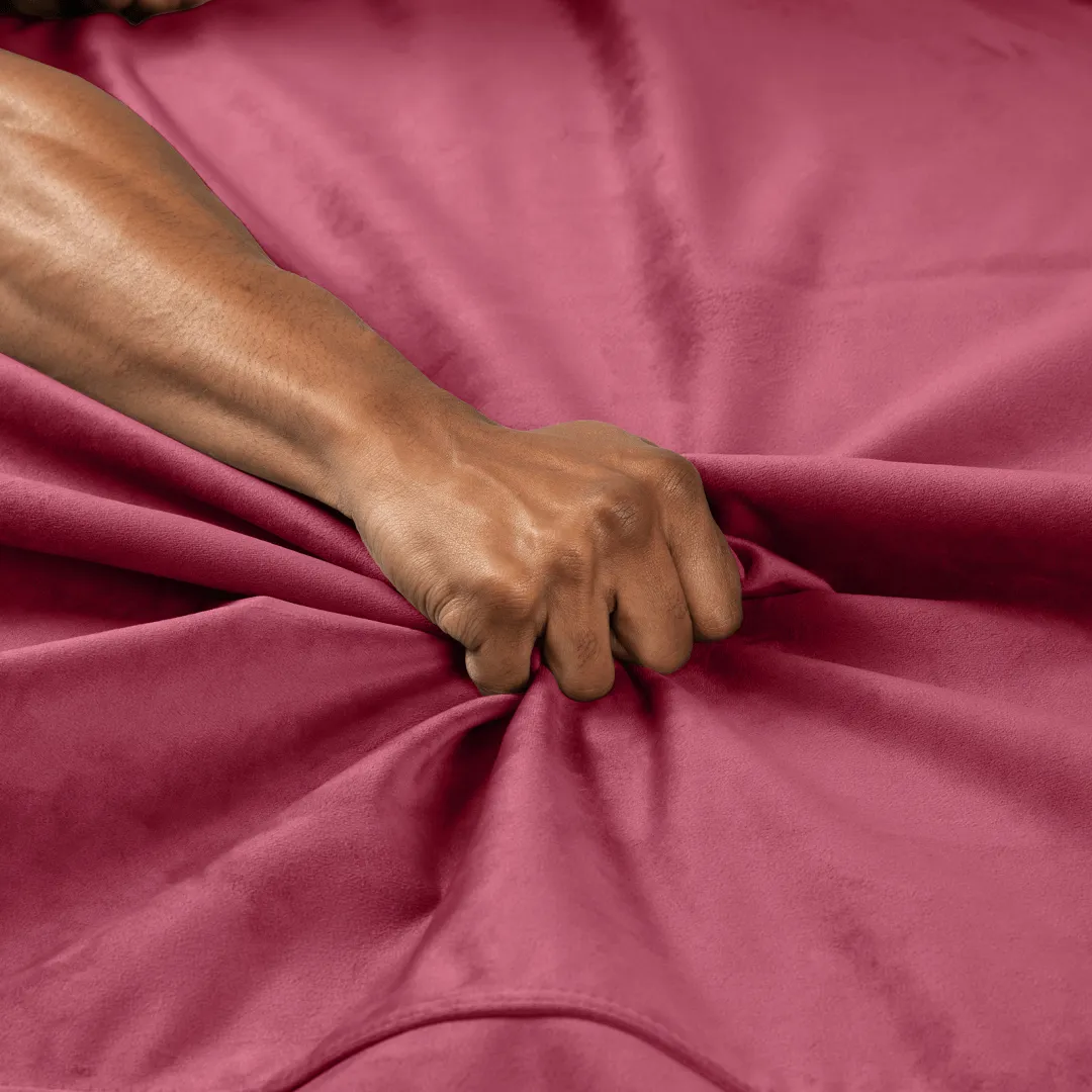 Liberator Fascinator Throw Velvety Waterproof Sex Blanket - Red