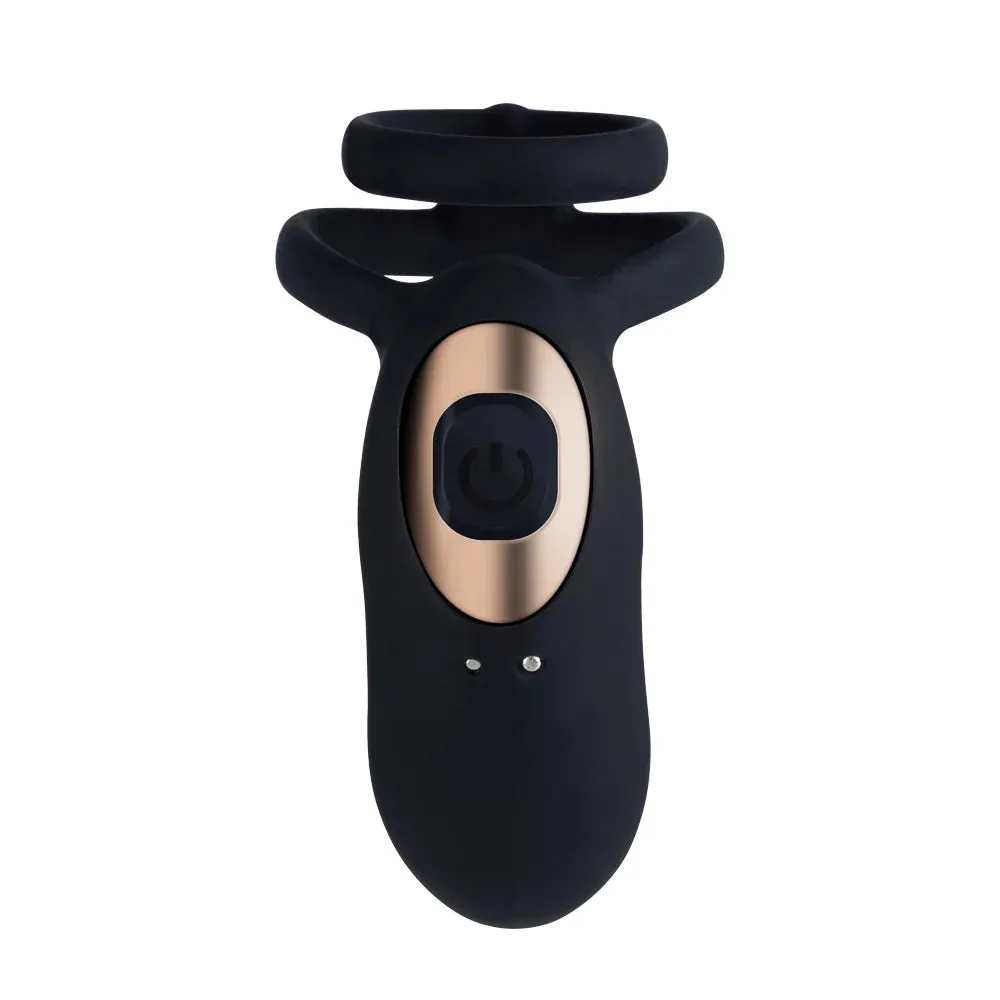LOCKINK Black Mamba Prostate Massager With Cock Ring App Control