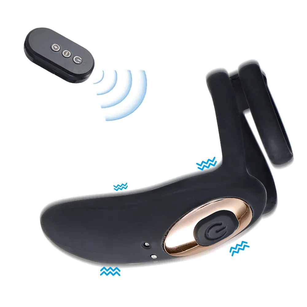 LOCKINK Black Mamba Prostate Massager With Cock Ring App Control