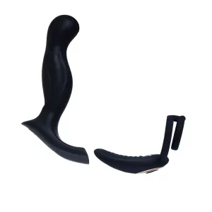 LOCKINK Black Mamba Prostate Massager With Cock Ring App Control