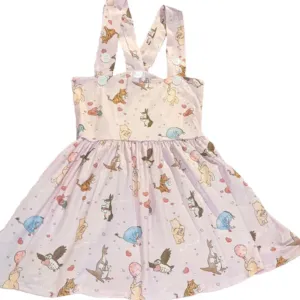 Love Little Bear Suspender Skirt Dress