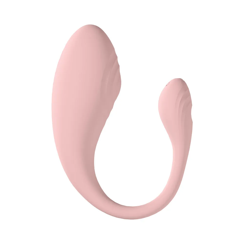 LoveLine Wave C-shape Vibe Waterproof Remote Pink