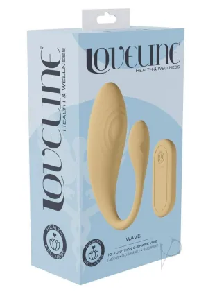 Loveline Wave C Shape Vibe Yellow