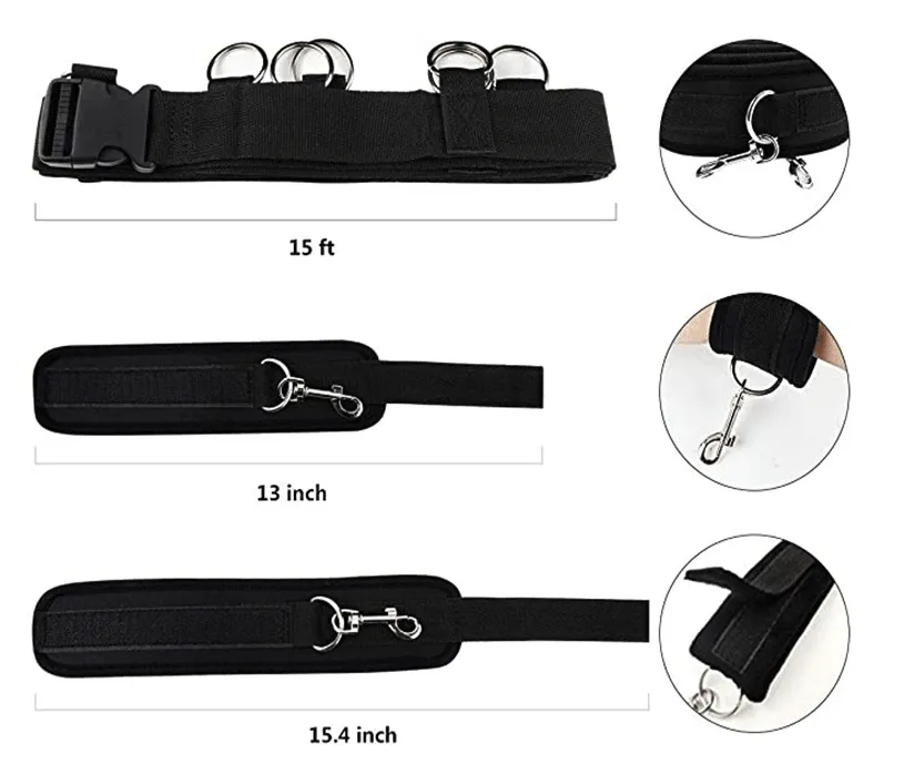 Lovemesex Beginner's Bondage Kit Adjustable Position (4 Piece)