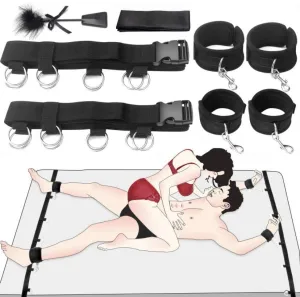 Lovemesex Beginner's Bondage Kit Adjustable Position (4 Piece)