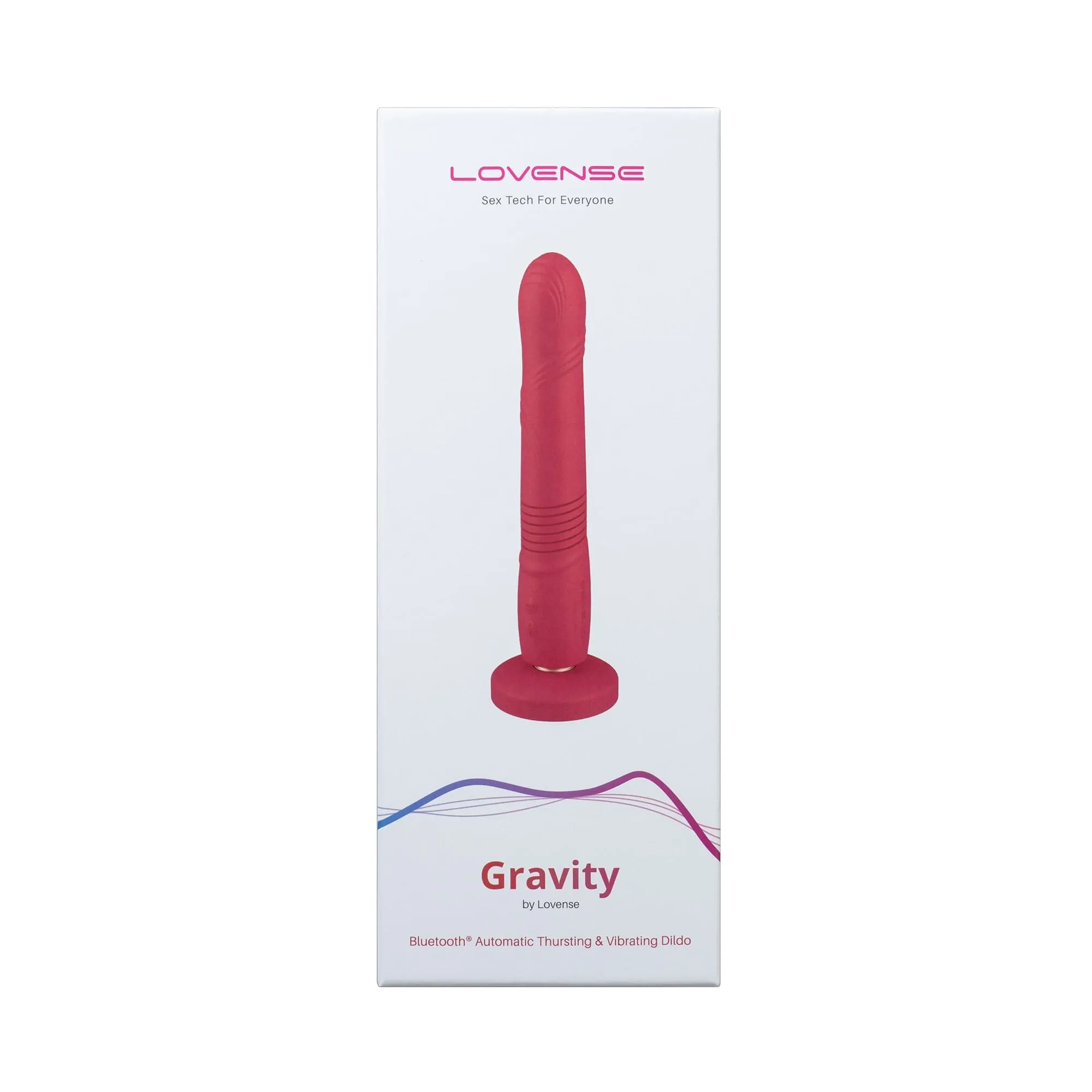 Lovense - Gravity App-Controlled Thrusting Dildo 10 (Red)