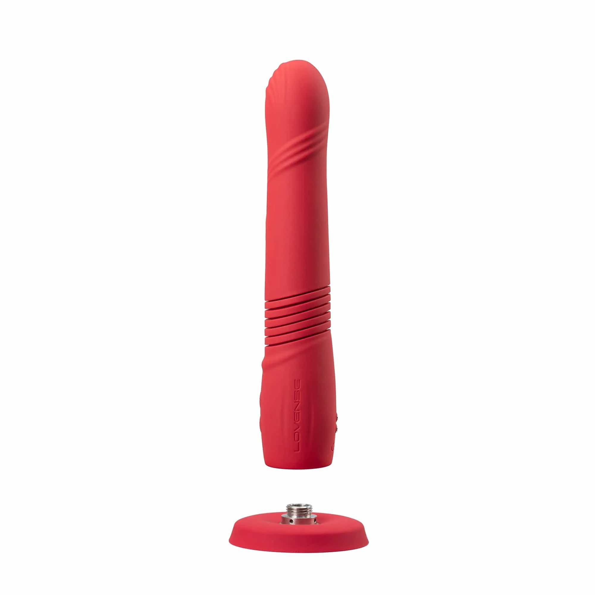 Lovense - Gravity App-Controlled Thrusting Dildo 10 (Red)