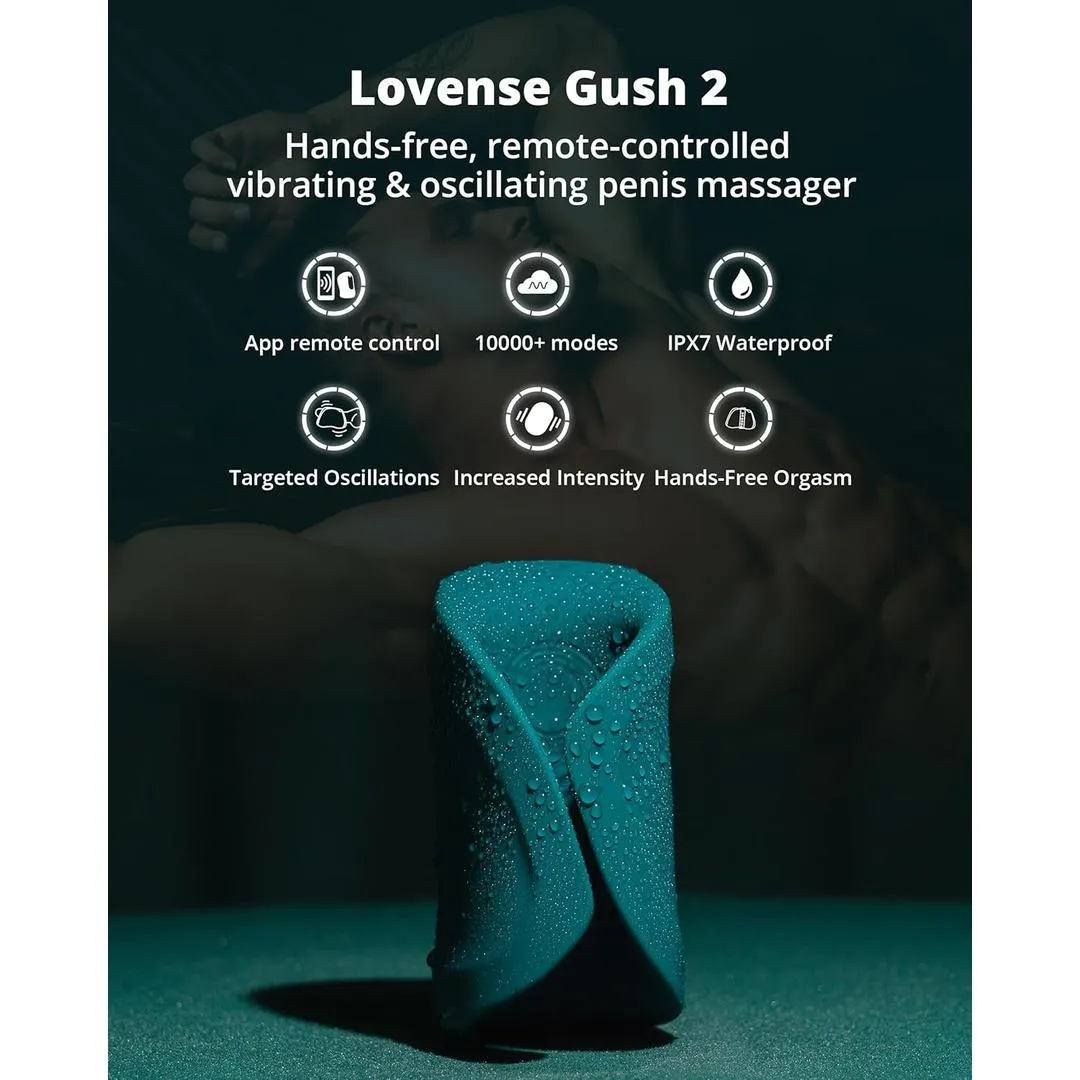 Lovense Gush 2 Remote-controlled Penis Vibrator