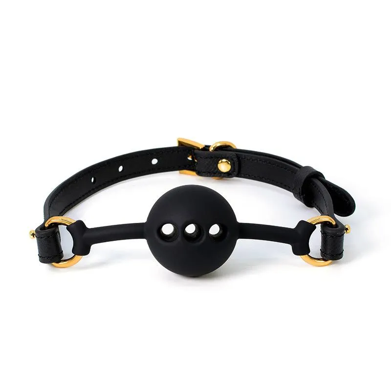 Luxury Bondage Boutique Medium Silicone Breathable Ball Gag