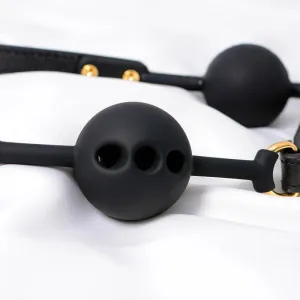 Luxury Bondage Boutique Medium Silicone Breathable Ball Gag