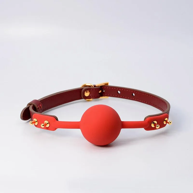 Luxury Bondage Boutique Medium Silicone Breathable Ball Gag