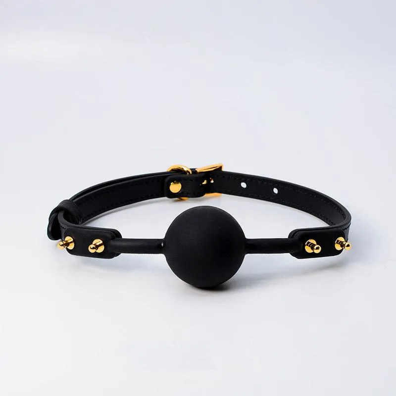 Luxury Bondage Boutique Medium Silicone Breathable Ball Gag
