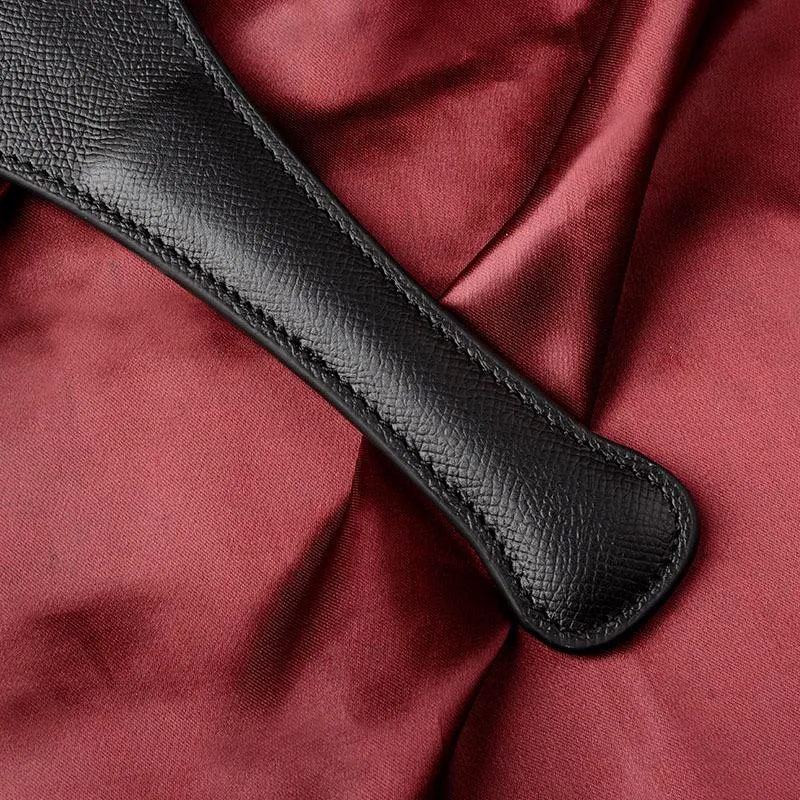 Luxury Kitty Satin and Leather Spanking Paddle Kit