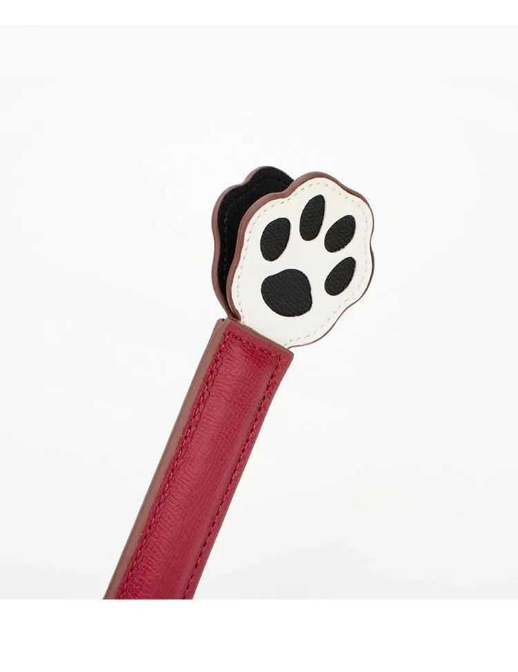 Luxury Kitty Satin and Leather Spanking Paddle Kit