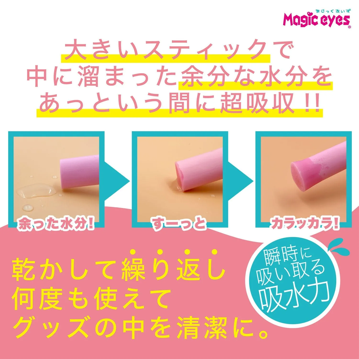 Magic Eyes - PVA Onahole Dry Magic Stick