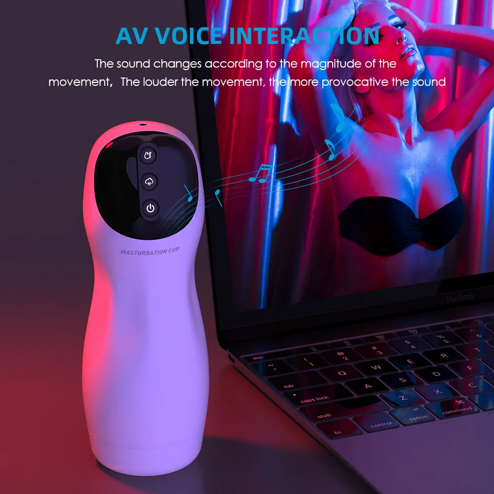 Male Masturbator Adult Stroker Blowjob Sex Machine - Oral Suck Vibrating Penis Masturbation Toys