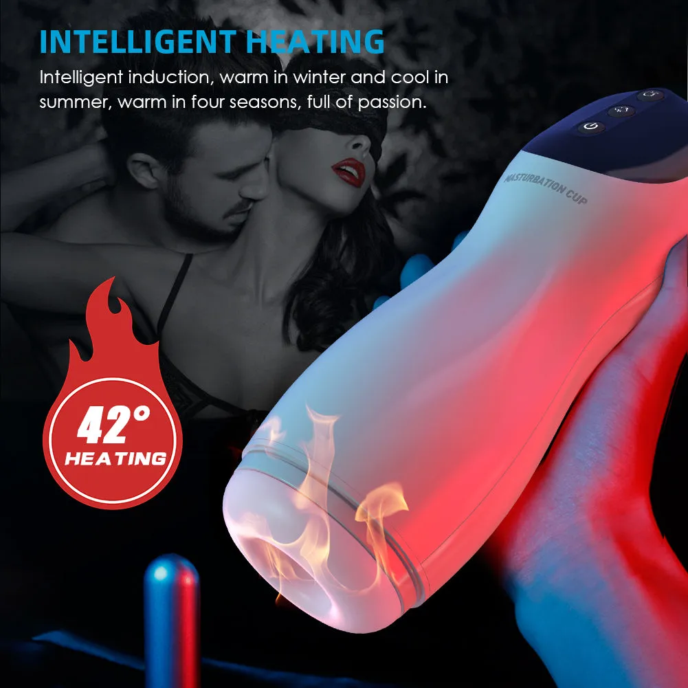 Male Masturbator Adult Stroker Blowjob Sex Machine - Oral Suck Vibrating Penis Masturbation Toys