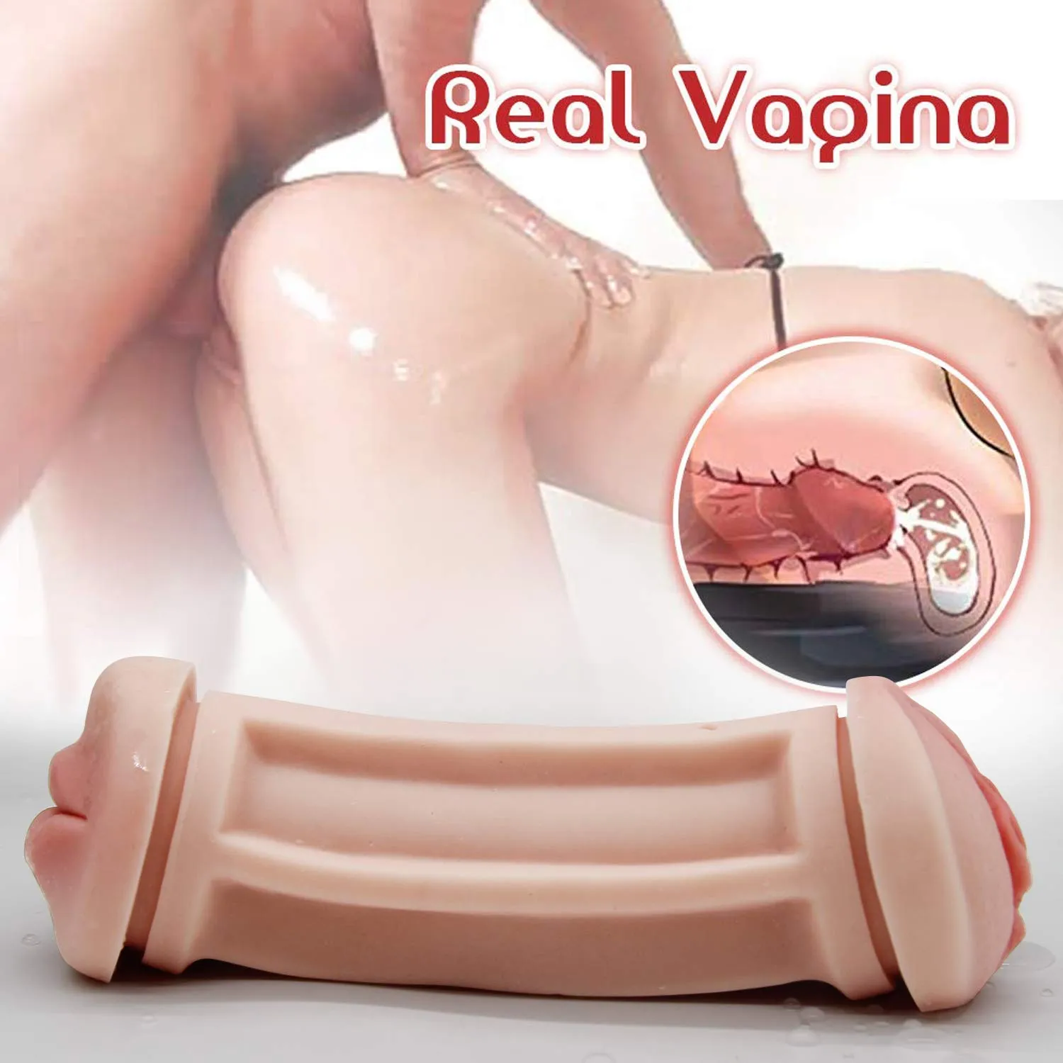 MangoFever - 3D Realistic Double Head Automatic Masturbator With Earphone
