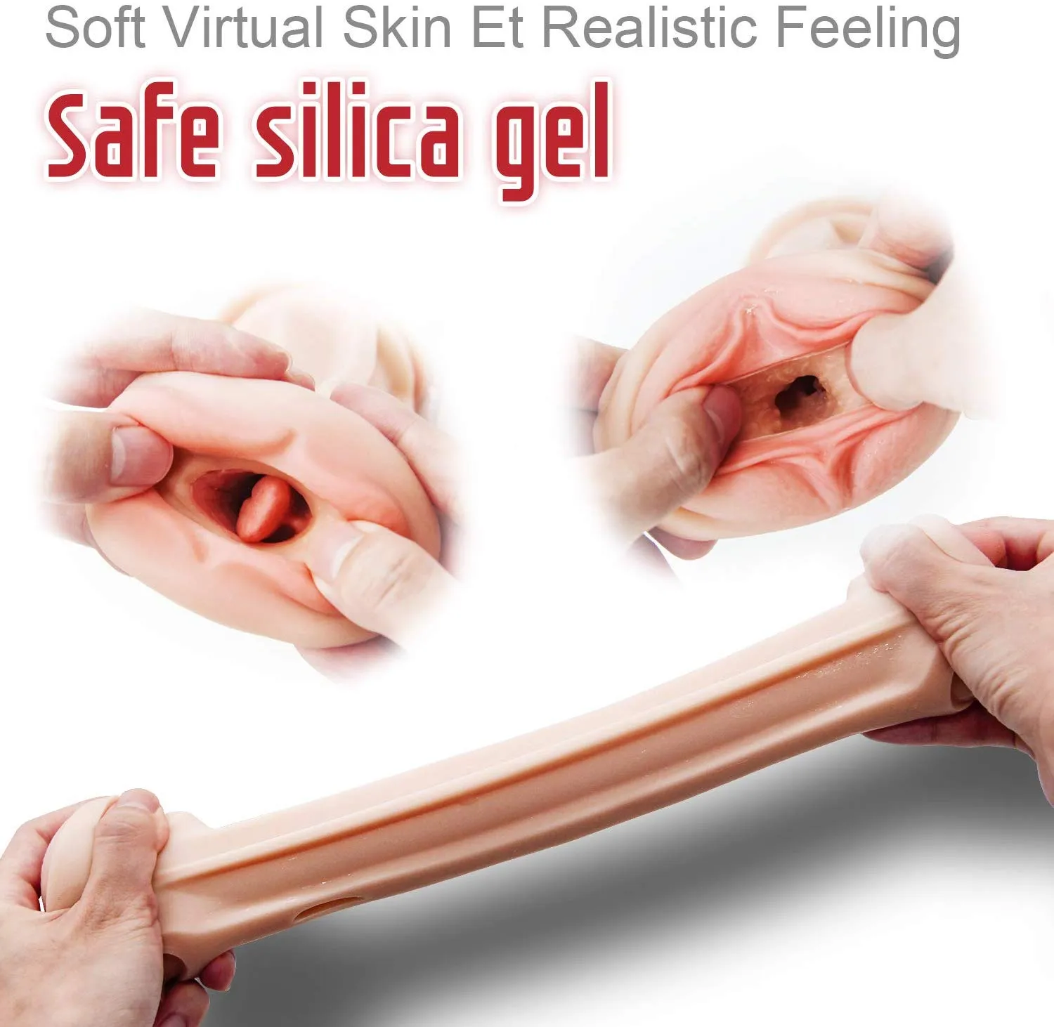 MangoFever - 3D Realistic Double Head Automatic Masturbator With Earphone